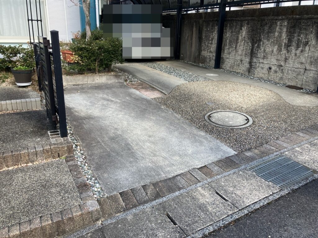 多治見市滝呂町 土間工事 駐車場拡張工事事 外構工事