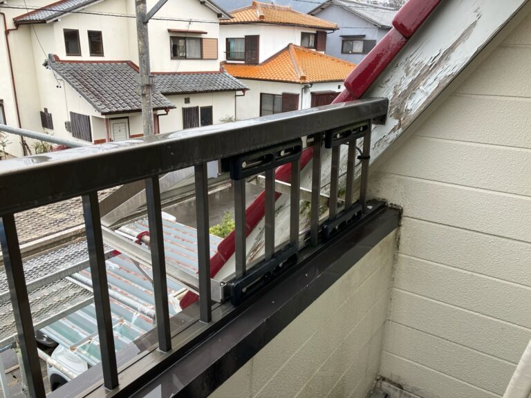 多治見市　ベランダ　笠木　補修　交換