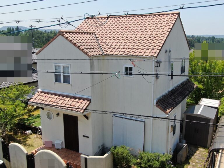 可児市皐ケ丘で外壁塗装工事前