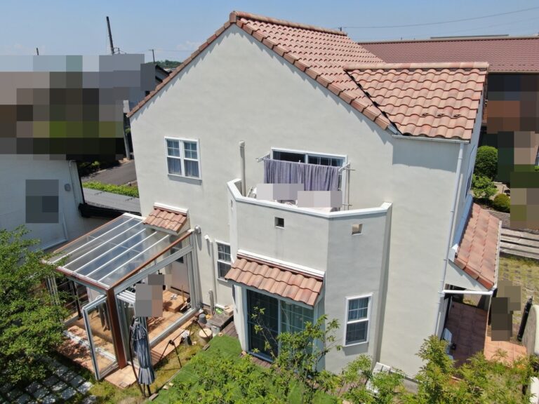 可児市皐ケ丘で外壁塗装工事前