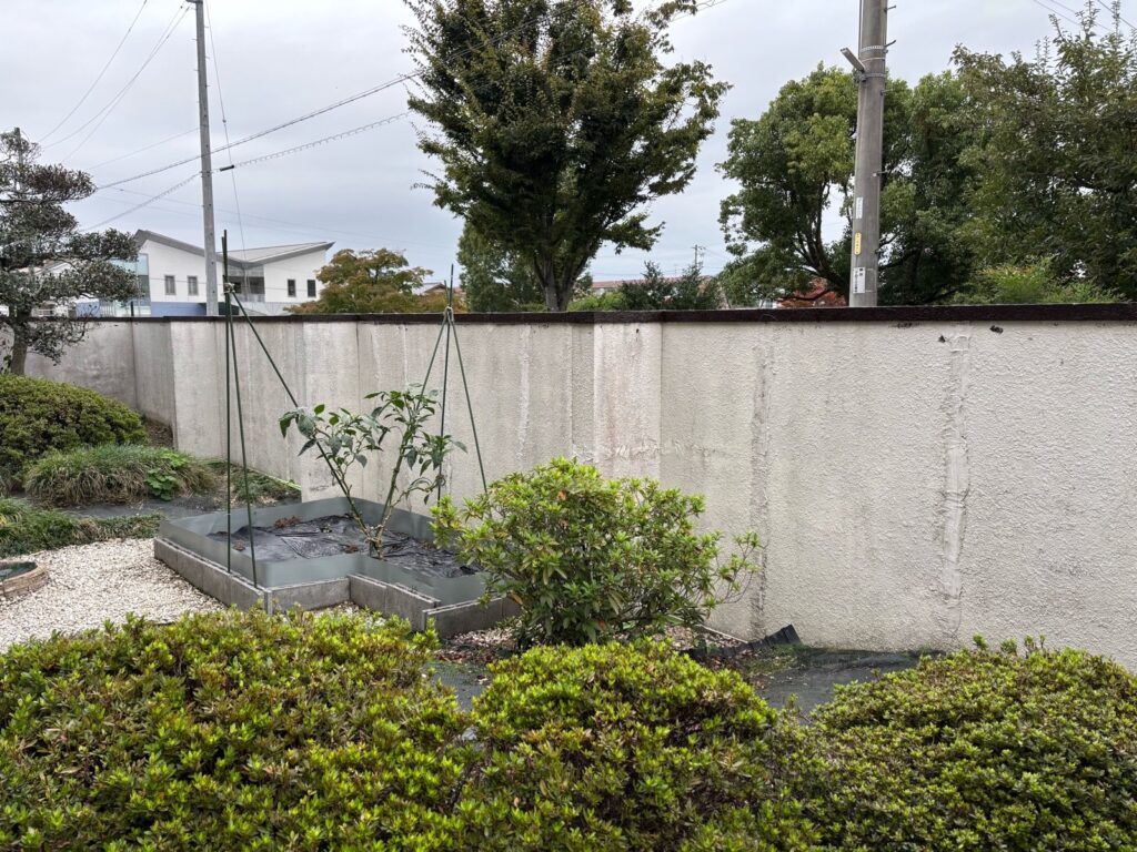 瑞浪市　塀　塗装前