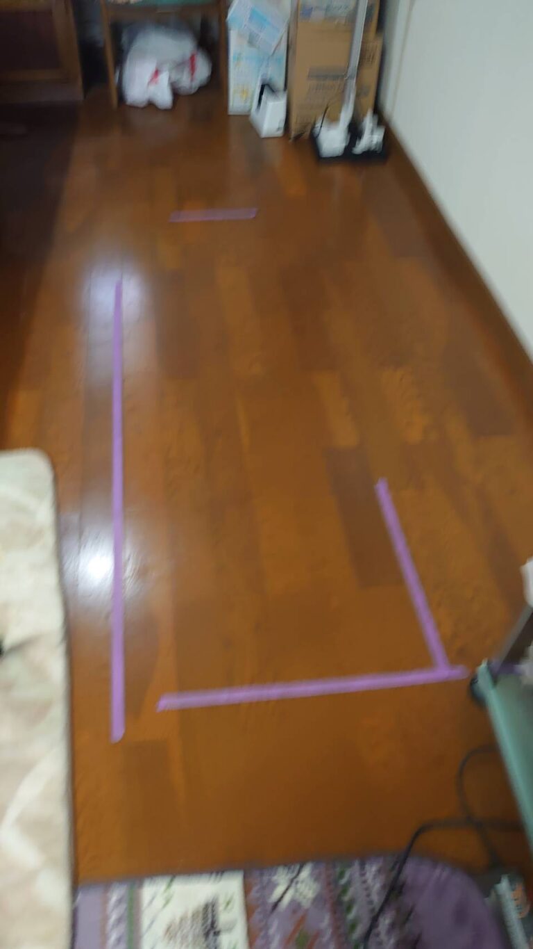 多治見市大畑町　床部分貼り替え前