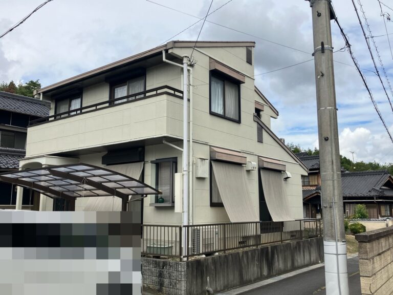 土岐市駄知町　屋根外壁塗装　塗り替え前