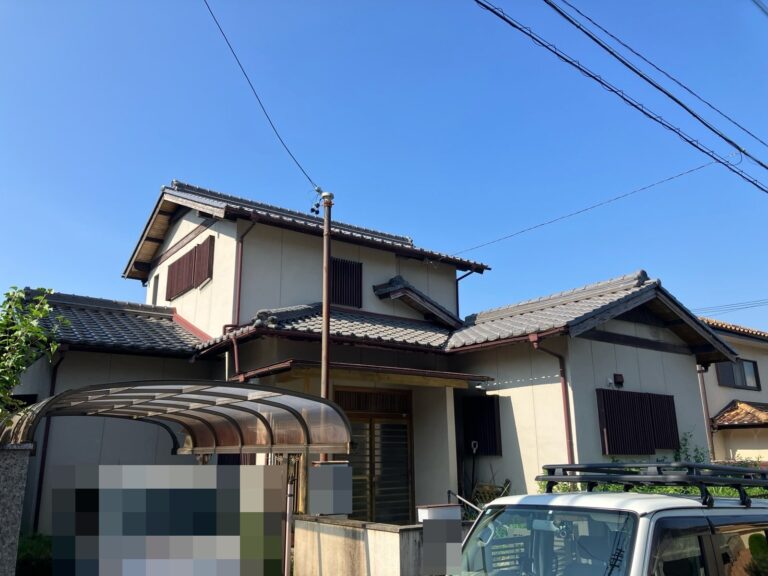 多治見市　外壁塗装前