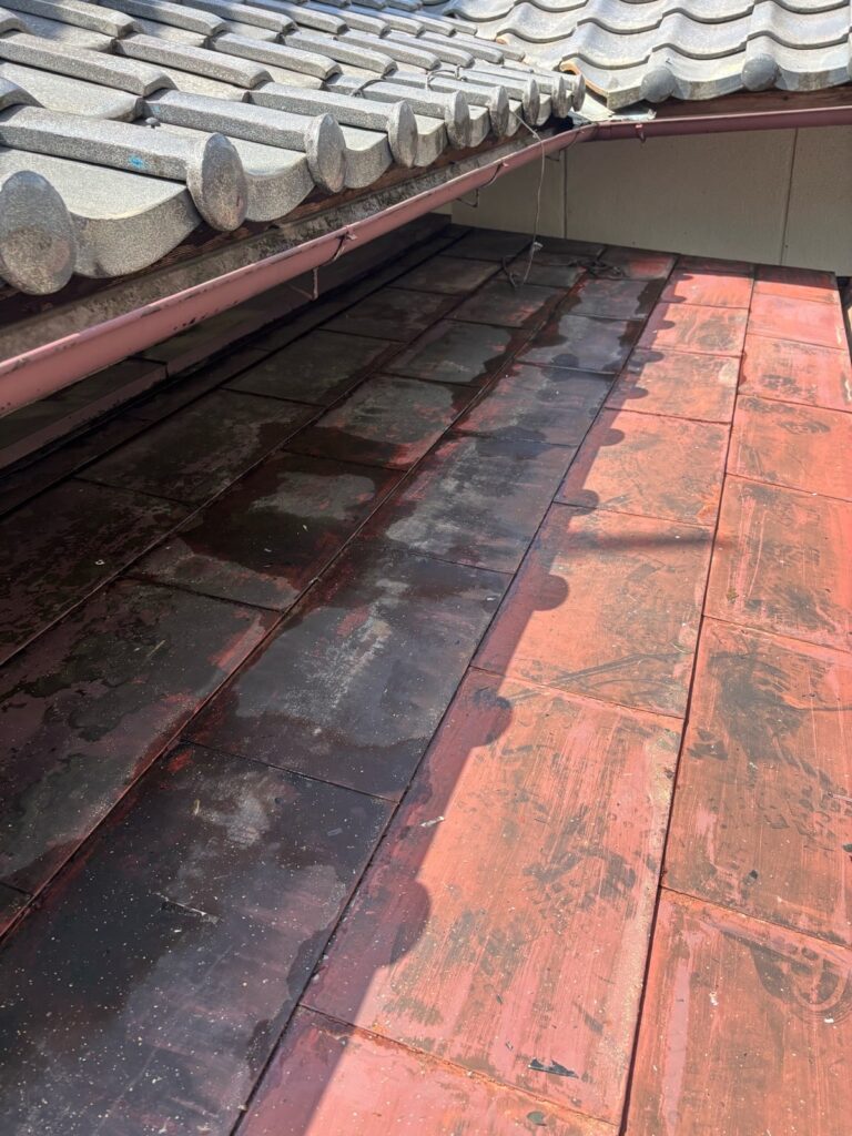 多治見市　屋根洗浄後