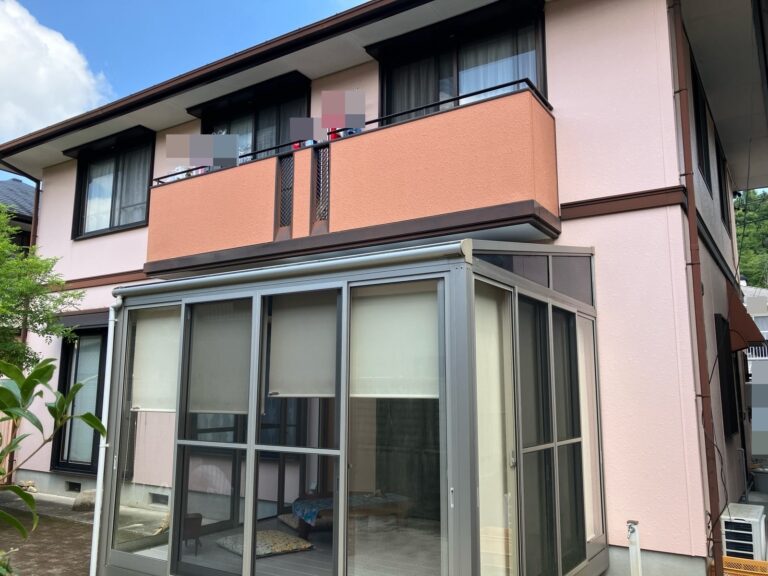 土岐市　外壁塗装　屋根カバー工事前