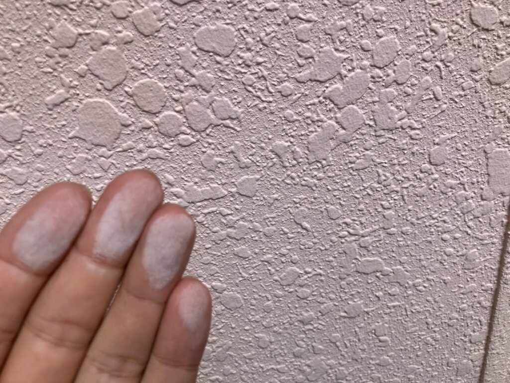 土岐市　外壁　チョーキング