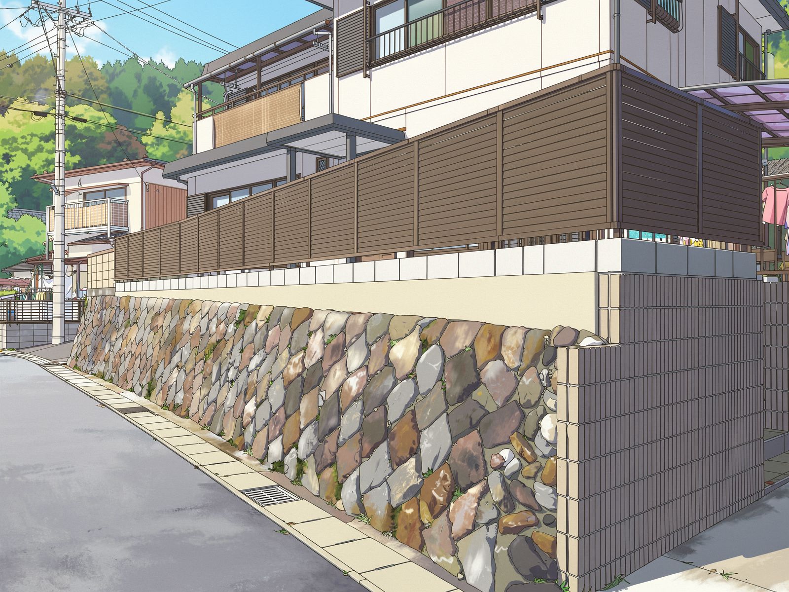 瑞浪市　フェンス取付け