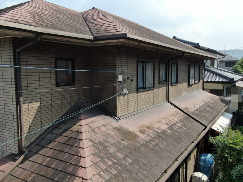 多治見市 外壁塗装工事 屋根カバー工事前