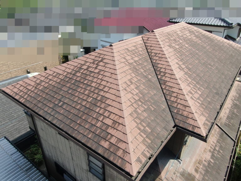 多治見市　屋根カバー工事　外壁塗装工事　施工前