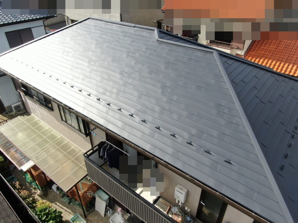 多治見市 外壁塗装工事 屋根カバー工事