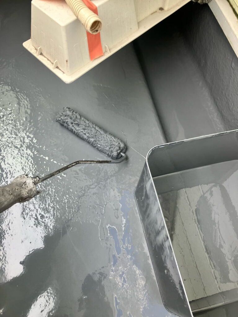 多治見市希望ヶ丘 ベランダ防水工事 オートン ウレアックスHG