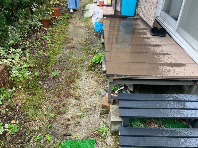 多治見市脇之島町　テラス設置前