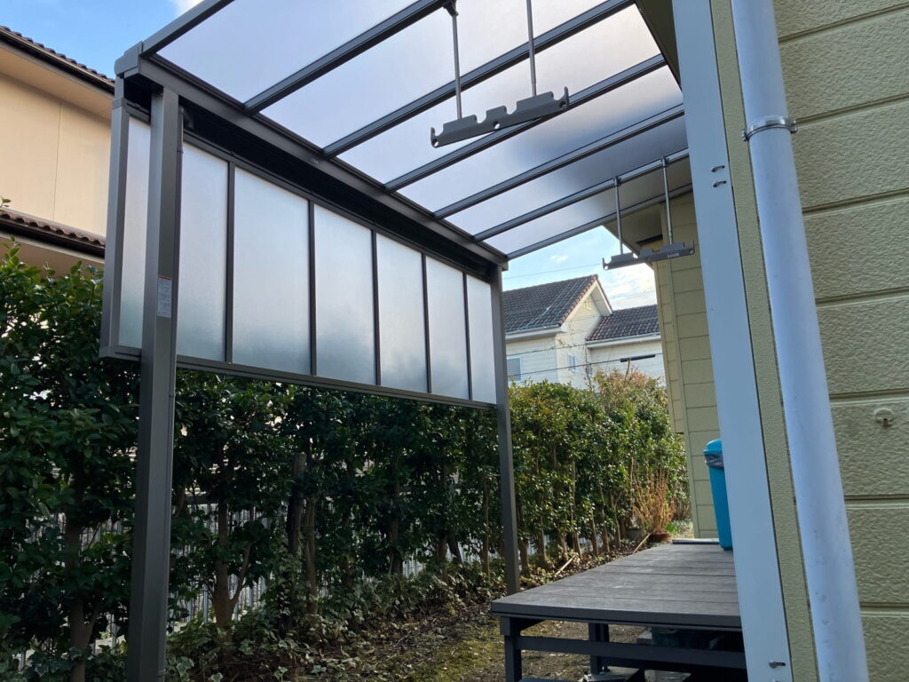 多治見市脇之島町　テラス設置後