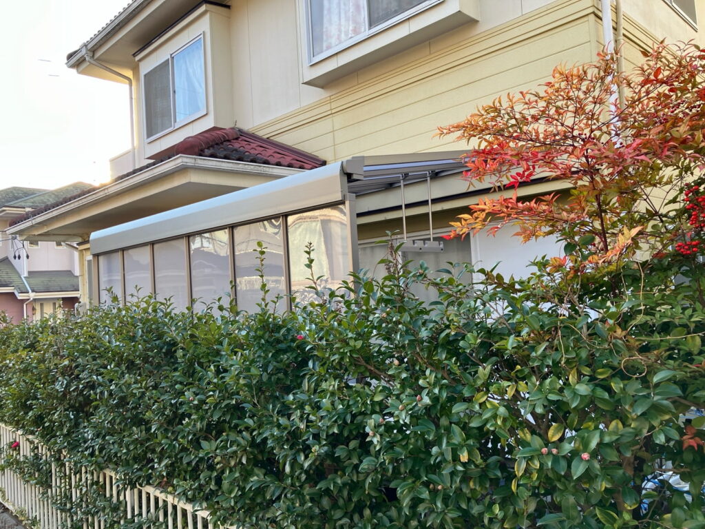 多治見市脇之島町　テラス設置