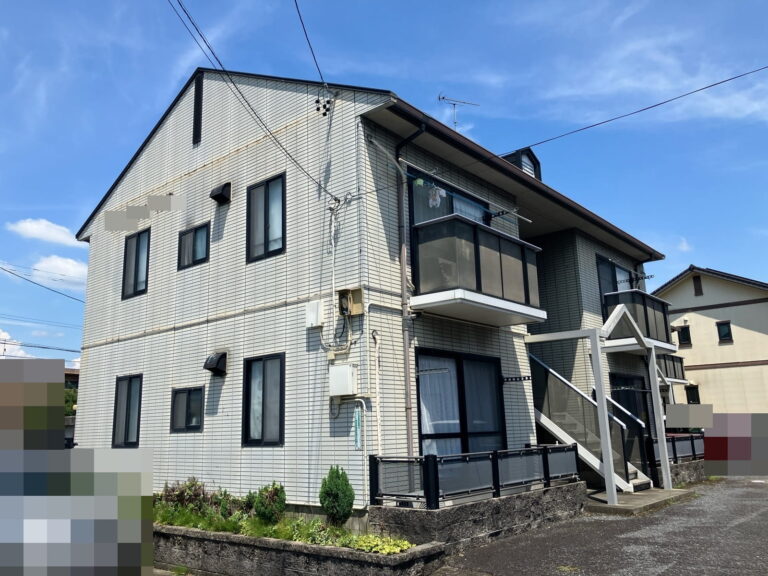 瑞浪市北小田町　アパート　屋根外壁塗装工事　塗り替え前