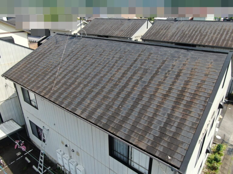 瑞浪市北小田町　アパート　屋根外壁塗装工事　塗り替え前