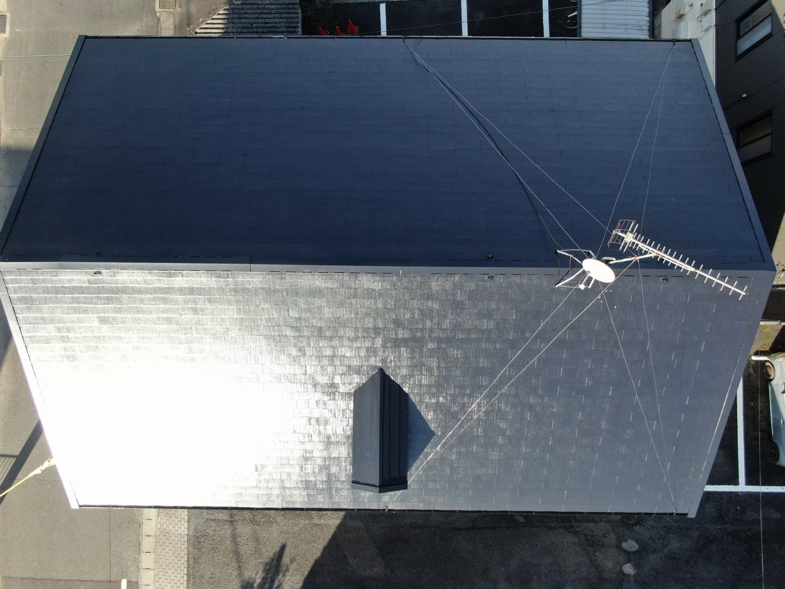 瑞浪市北小田町　アパート　屋根外壁塗装工事　完成