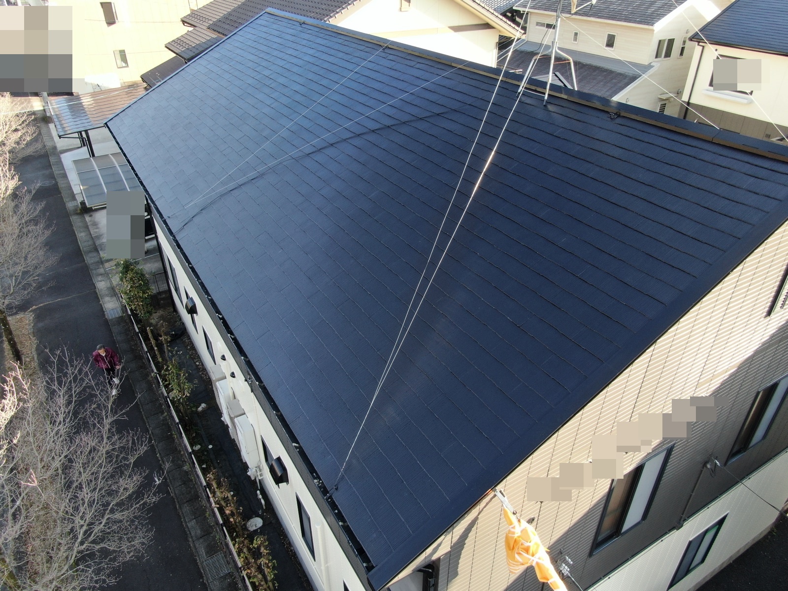 瑞浪市北小田町　アパート　屋根塗装