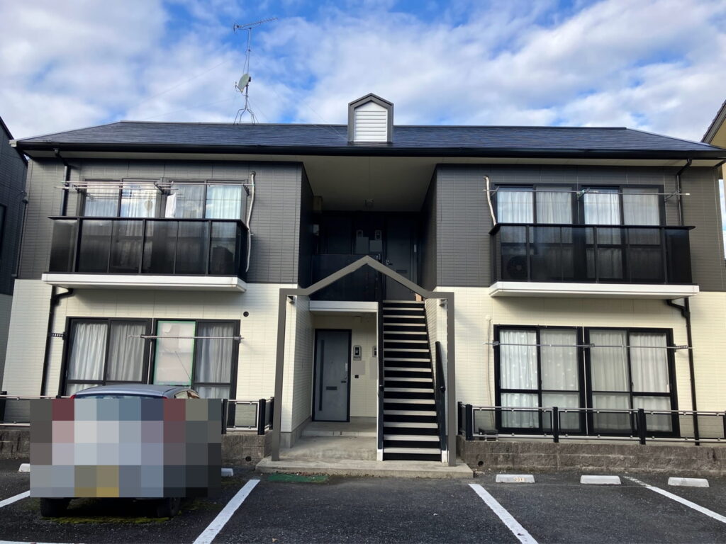 瑞浪市北小田町　アパート　屋根外壁塗装