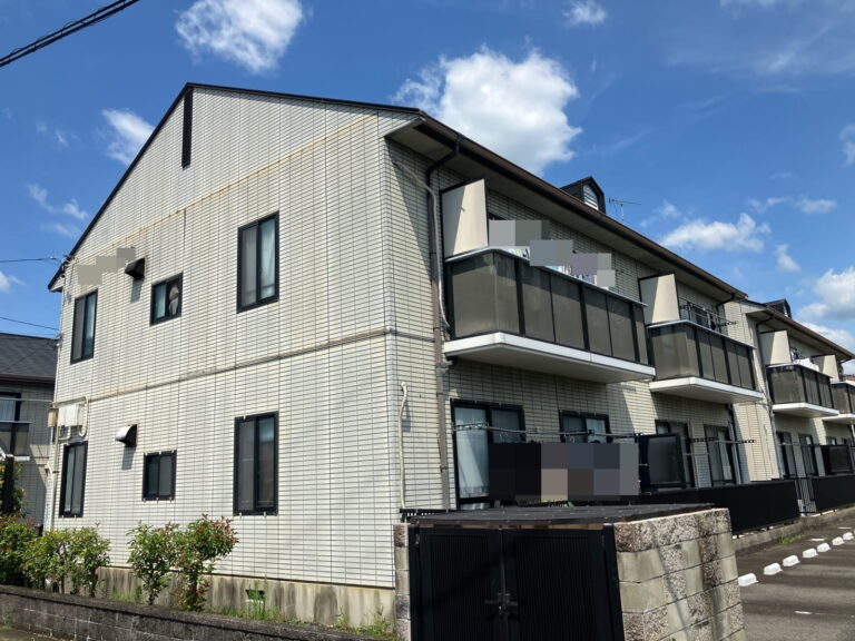 瑞浪市北小田町　アパート　屋根外壁塗装工事　塗り替え前