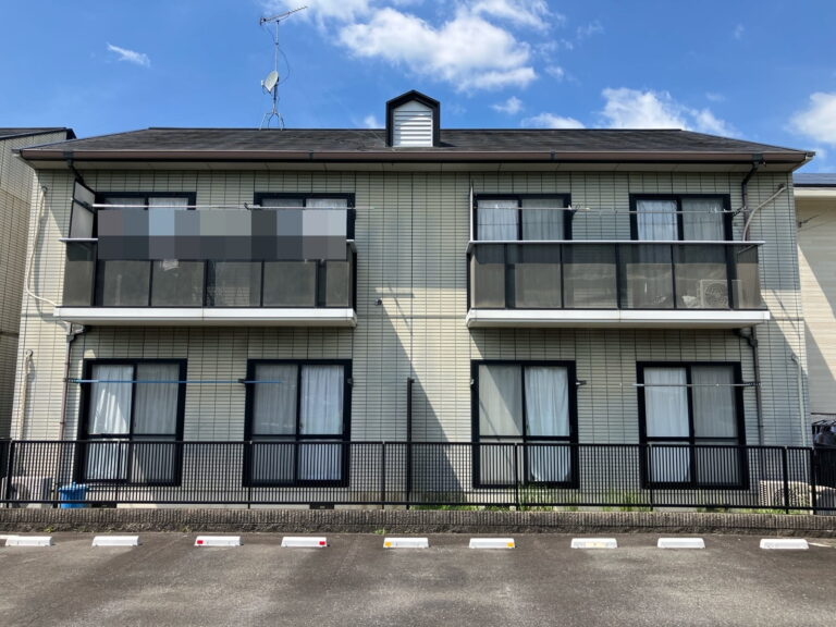 瑞浪市北小田町　アパート　屋根外壁塗装工事　施工前