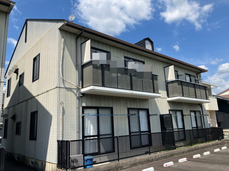 瑞浪市北小田町　アパート　屋根外壁塗装工事　施工前