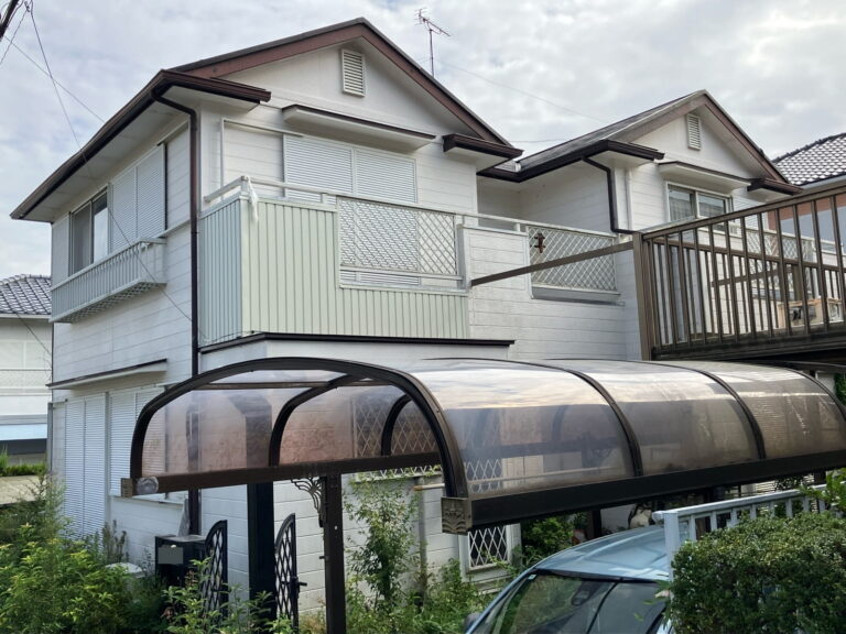 多治見市市之倉町　屋根外壁塗装工事　施工前