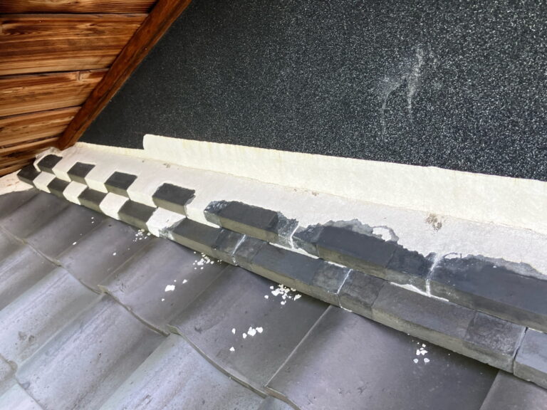 多治見市　屋根工事　漆喰工事