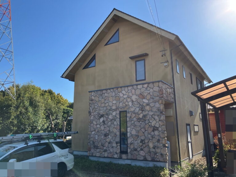 多治見市虎渓山町　外壁塗装工事前