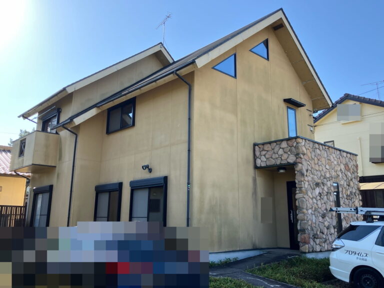 多治見市虎渓山町　外壁塗装工事　施工前