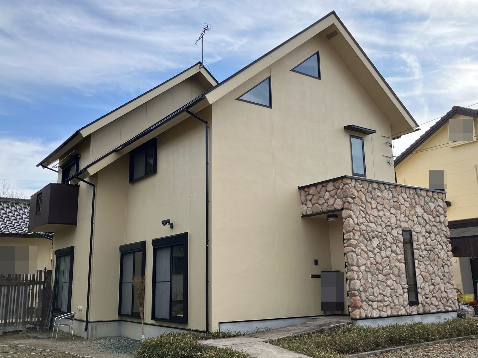 多治見市虎渓山町　外壁塗装工事　完成