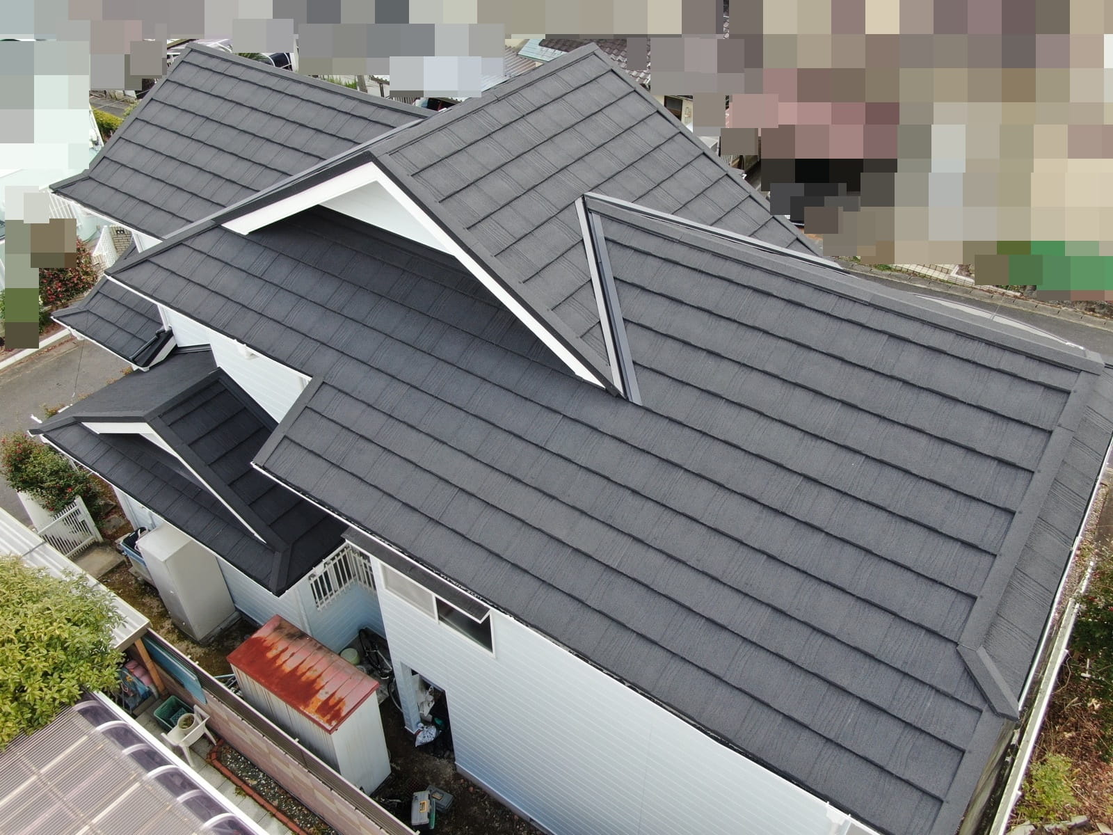 多治見市　屋根カバー工事　リクシル