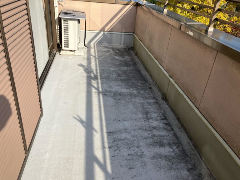 土岐市土岐津町　ベランダ防水工事　工事前