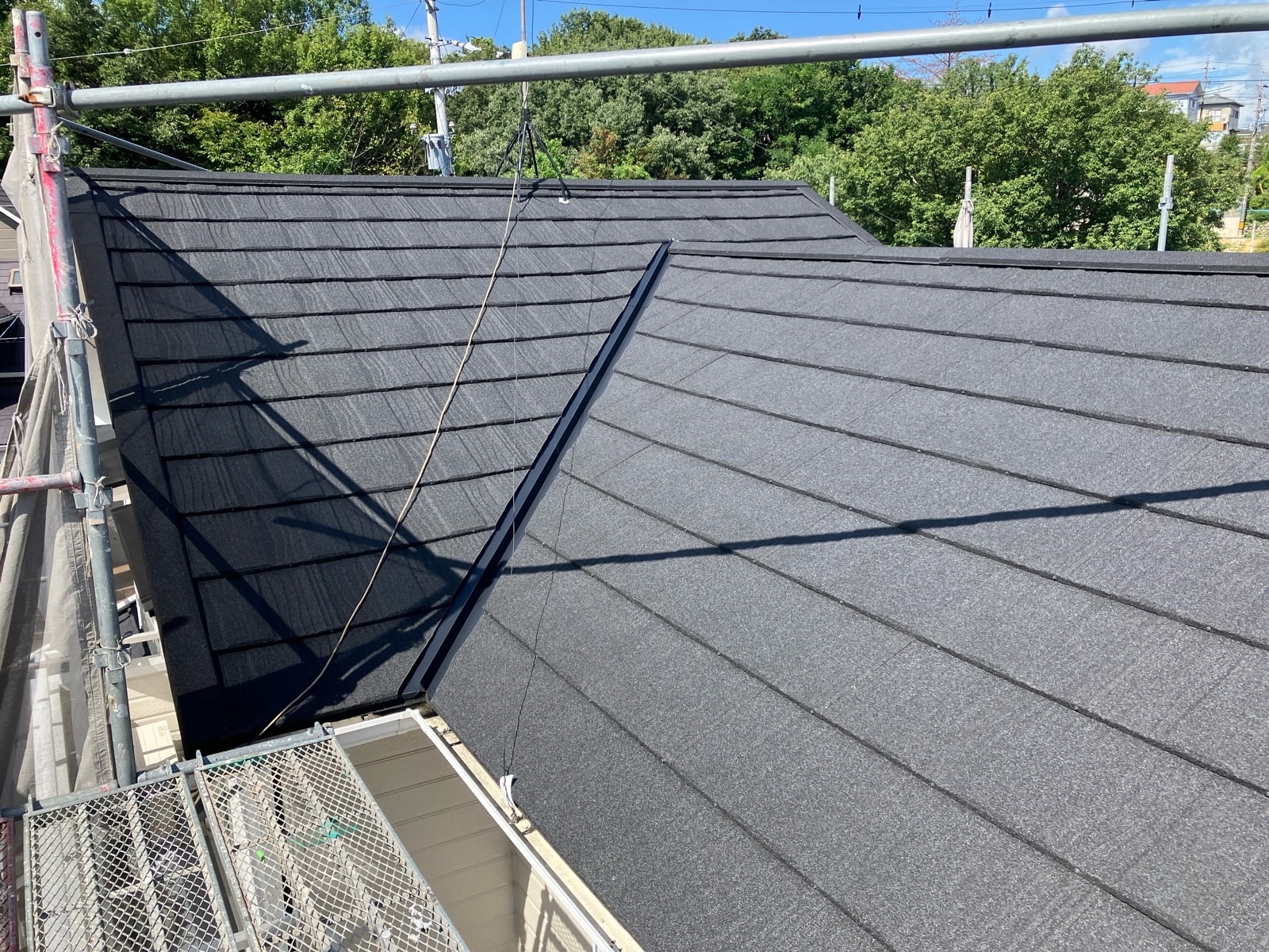 多治見市幸町　屋根カバー工事　完成　Ｔルーフ　ヴェルウッド