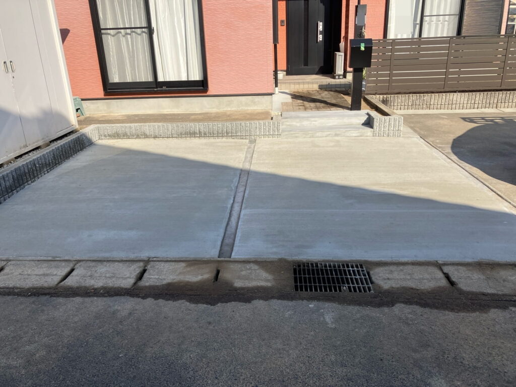 多治見市赤坂町　駐車場拡張工事