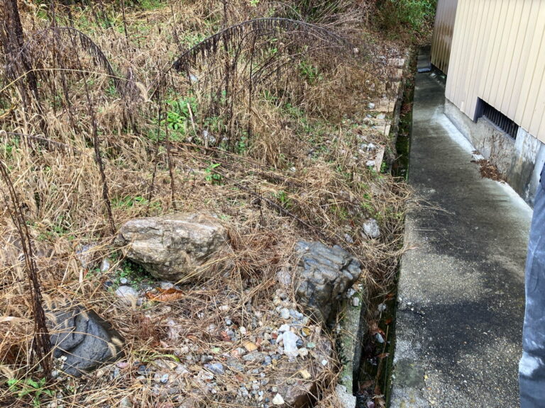 多治見市市之倉町　ブロック塀撤去　フェンス設置　前