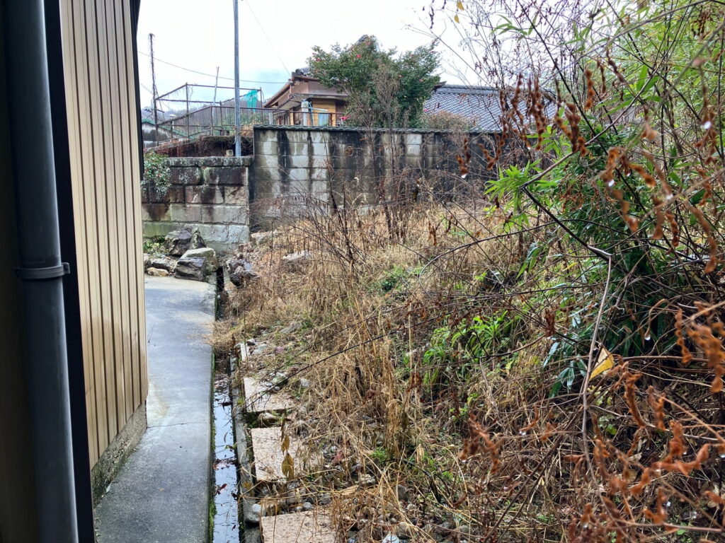 多治見市市之倉町　フェンス設置　前