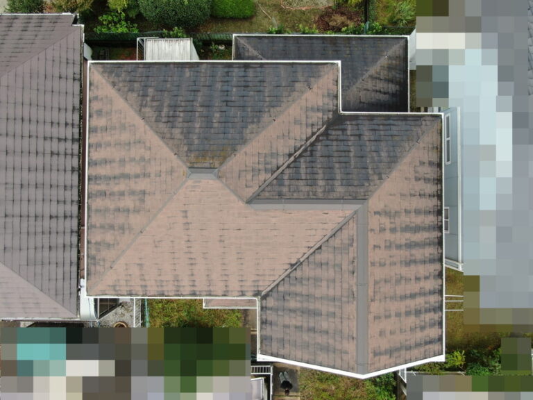 土岐市泉町久尻　屋根カバー工事　樋交換工事　施工前