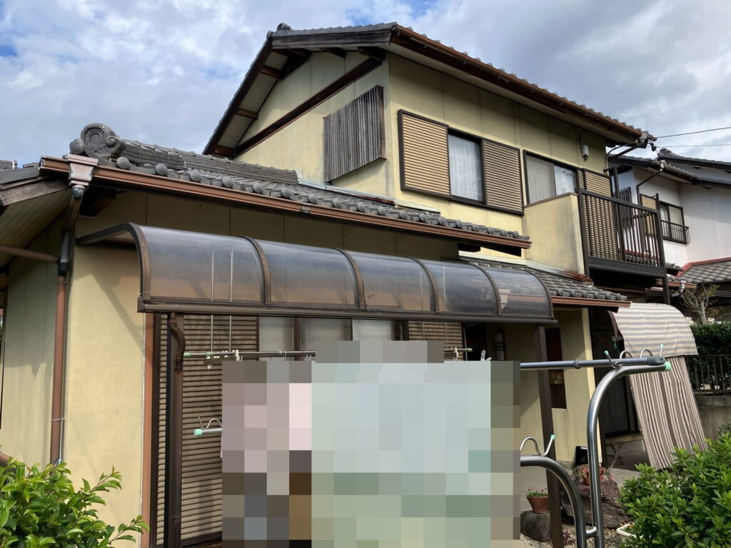 多治見市脇之島町　外壁塗装工事　施工前