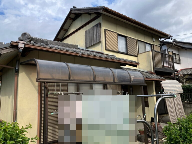 多治見市脇之島町　外壁塗装工事　施工前