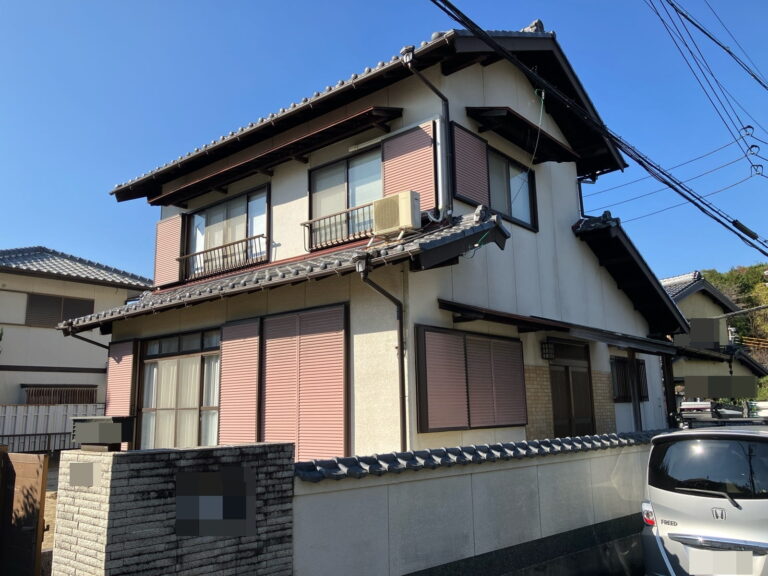 春日井市高森台　外壁塗装工事　塗り替え前