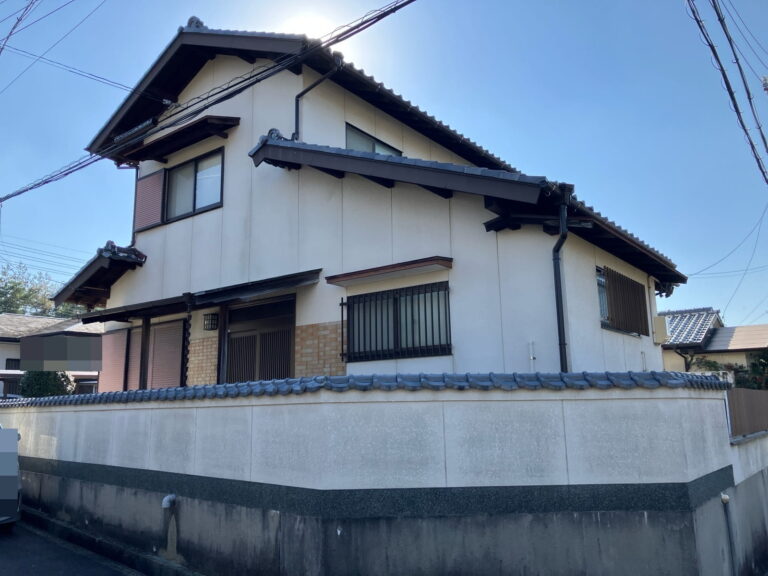春日井市高森台　外壁塗装工事　塗り替え前