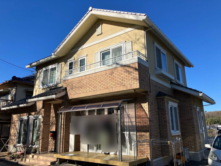 土岐市下石町　外壁塗装工事　塗り替え前