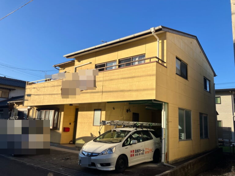 土岐市　屋根板金工事　外壁塗装工事　施工前