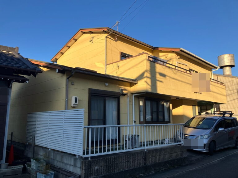 土岐市　屋根板金工事　外壁塗装工事　施工前