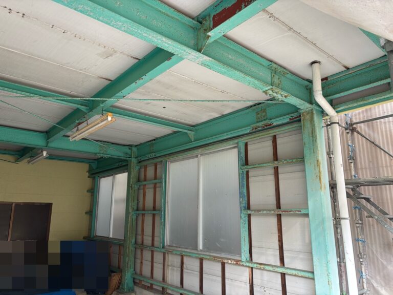土岐市　鉄骨塗装　施工前