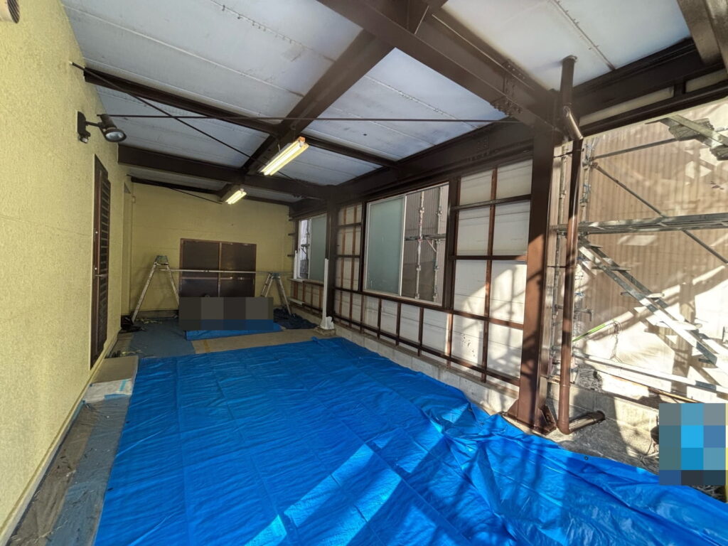 土岐市 屋根 鉄骨塗装