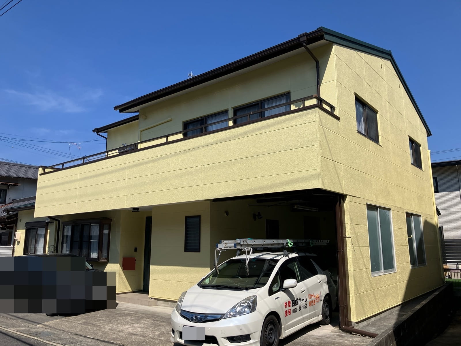 土岐市　屋根板金工事　外壁塗装工事　完成