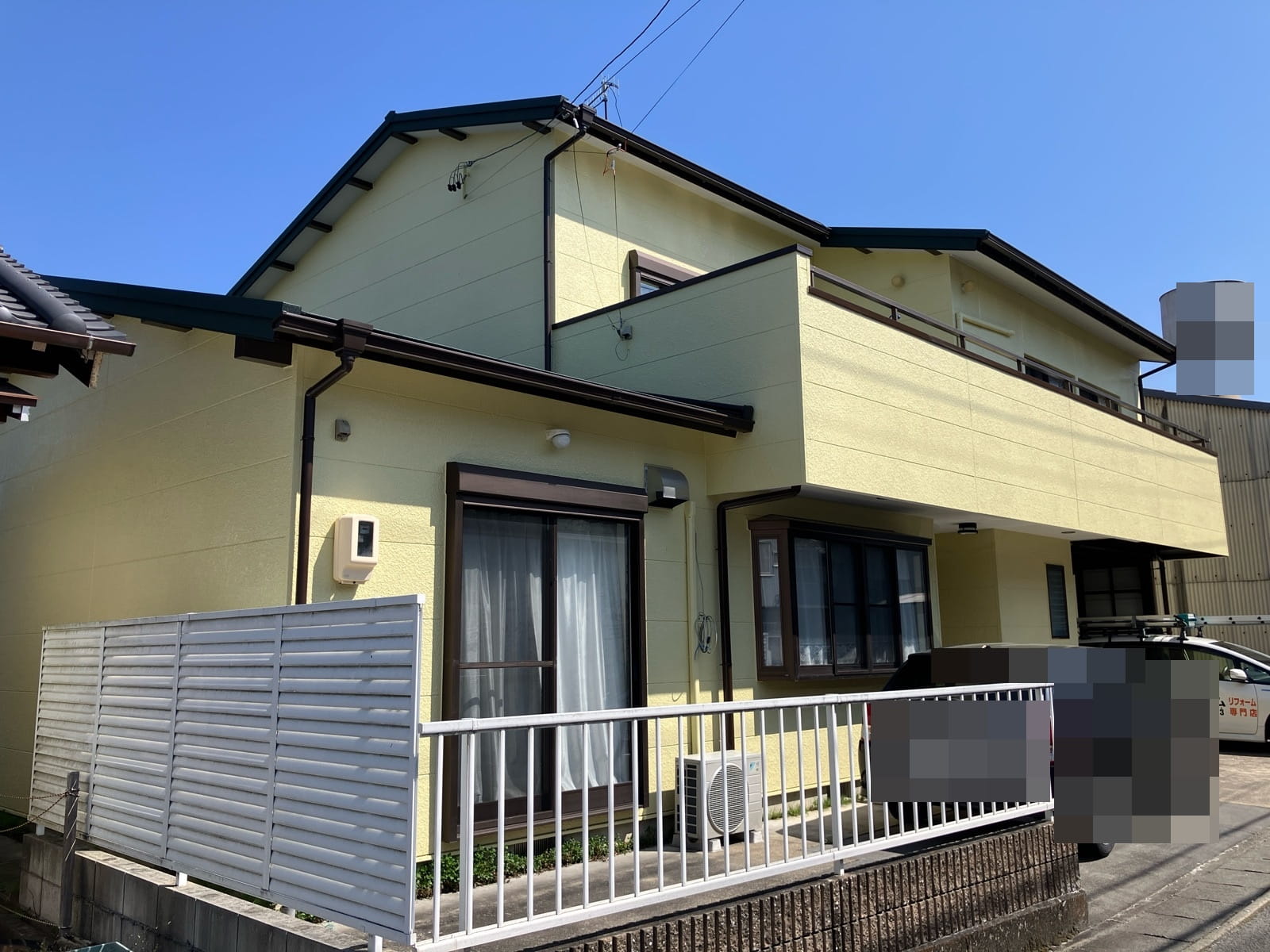 土岐市　屋根板金工事　外壁塗装工事　完成